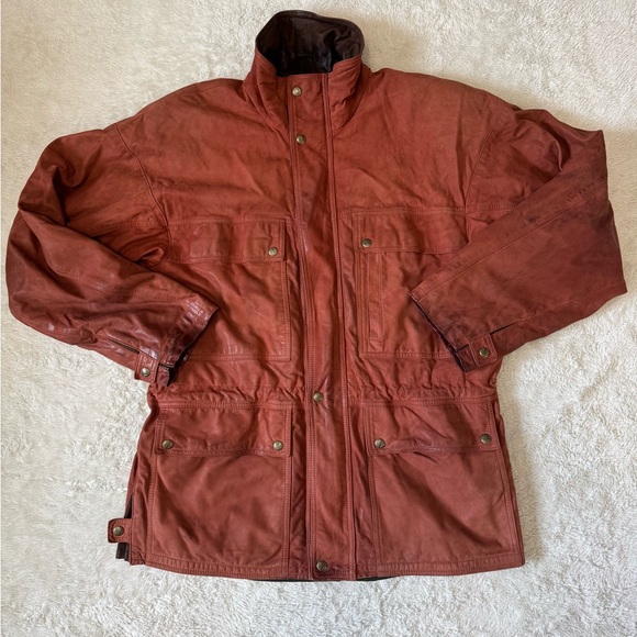 Vintage Timberland Burnt Orange Field JacketHeavyweight